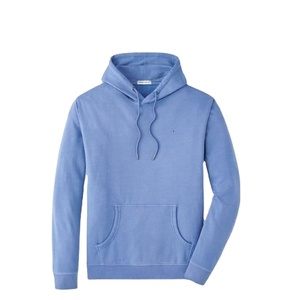 Sweat à capuche vierge pour homme en molleton 100% coton de haute qualité, coupe classique, style urbain, pour l'hiver, la course en extérieur et le fitness - Product Image 3