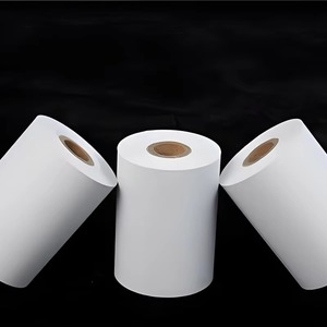 COMPRE AHORA Rollos de Papel Térmico de 65GSM o 48GSM con Tamaño de 80mmx80mm, Papel Súper Blanco para Impresión de Imágenes Oscuras - Product Image 1