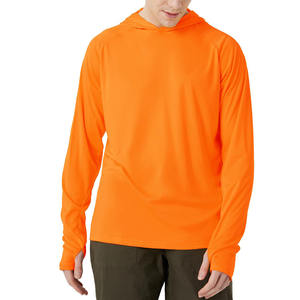 Sudadera con capucha para pesca al aire libre para hombre, tela de poliéster y spandex, sudadera con capucha para pesca con impresión personalizada para hombre - Product Image 1