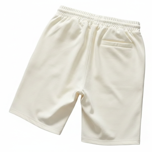 Shorts de survêtement pour hommes 2026, surdimensionnés, couleur unie, avec logo imprimé DTF personnalisé, poches latérales, cordon de serrage, taille élastique, style urbain - Product Image 5
