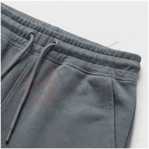 Ensemble de survêtement gris à capuche pour homme, manches longues, couleur unie, coupe décontractée, vêtements d'automne, respirant, 100% coton, jogging - Product Image 5