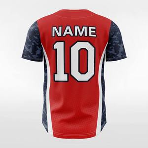 เสื้อเบสบอลซอฟต์บอลแบบสั่งทำพิเศษ ปี 2026 พิมพ์ลายแบบซับลิเมชั่น แขนสั้น ยูนิเซ็กซ์ แห้งเร็ว ระบายอากาศได้ดี ป้องกันแบคทีเรีย ชุดยูนิฟอร์มฤดูร้อน - Product Image 5