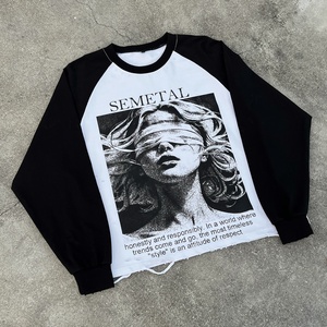 T-shirt en coton à imprimé graphique pour homme, coupe décontractée, streetwear tendance, tissu doux et respirant pour un usage quotidien - Product Image 5