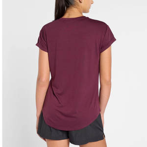 T-shirt pull-over pour femme à prix abordable, personnalisé, uni, teint, nouvelle collection, vente chaude - Product Image 2