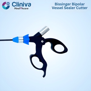 Cliniva <b>Laparoscopic</b> Open Surgery <b>Instruments</b> Bissinger Bipolar Vessel Sealer Cutter 17cm Gold High Quality <b>Instrument</b> Set - Product Image 4