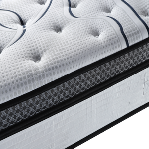 Materasso Ibrido Ortopedico <span class=keywords><strong>di</strong></span> Alta Qualità con Molle Insacchettate Indipendenti, Strati <span class=keywords><strong>di</strong></span> Memory Foam e Lattice, Arrotolato Sottovuoto, 26 cm - Product Image 4