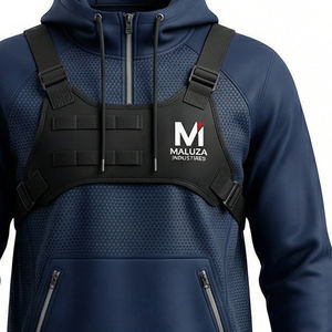 Hoodie Tactique Modulaire de Luxe Urban Techwear Essentiel par MALUZA INDUSTRIES Édition Signature Harnais Poitrine 2026Pro - Product Image 2