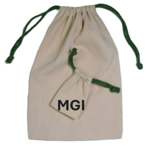 Custom Eco-Friendly 100% Organic Muslin Cotton Pouch Recyclable Small White Calico Cloth Canvas <b>Drawstring</b> <b>Bag</b> Silk Screen - Product Image 3