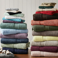 5 Start Hotel Bath Towels Quality Extra Soft Cotton Terry Fabric 70*140cm Sizes For Adult Women
