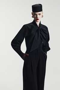 Blusa de punto de algodón orgánico de alta calidad, diseño exclusivo Eclipse, estilo elegante, hecha en Vietnam, suministro ODM para ropa de mujer. - Product Image 3