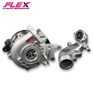 Turbocompresor variable FLEX PRO REVO VNT - Tipo de rodamiento de bolas, rueda de compresor de aluminio rojo de 40,6 mm. 7 cuchillas con INLET REVO - Product Image 1