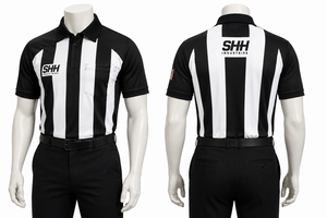 <span class=keywords><strong>Maglia</strong></span> da Arbitro a Righe Bianche e Nere per Uomo, <span class=keywords><strong>Manica</strong></span> Lunga, Colletto Polo, <span class=keywords><strong>Mezza</strong></span> Zip, Tasca sul Petto, Jersey Professionale per Arbitri di Calcio - Product Image 4