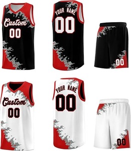 Maillots de sport respirants pour hommes, ensembles d'uniformes de basketball personnalisables pour jeunes, vêtements de basketball personnalisables, ensemble de tenues d'équipe - Product Image 1