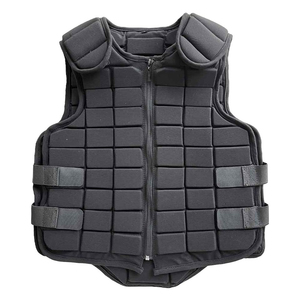 Chaleco de Seguridad Ecuestre de Acero Inoxidable y Poliéster para Adultos y Niños - Protector Corporal Acolchado con Absorción de Impactos para Montar a Caballo - Product Image 2