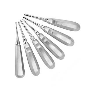 Juego de instrumentos ortodónticos y dentales para luxación de dientes, 6 elevadores quirúrgicos, instrumentos para extracción de raíces, herramientas de cirugía oral de acero con certificación CE - Product Image 4