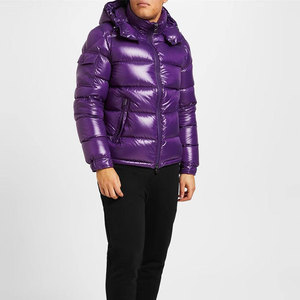 เสื้อแจ็คเก็ตพัฟเฟอร์ผู้ชายสีพื้นลำลองแฟชั่นใหม่ปี 2026 เสื้อแจ็คเก็ตพัฟเฟอร์ผู้ชายกันลมสไตล์สตรีทแวร์ - Product Image 5