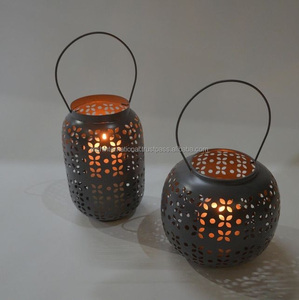 Outdoor Candle <b>Lanterns</b> Set of 3 Decorative Wedding Gold Cheap Metal <b>Lanterns</b> Holder for Sale and Wedding Made With High Quality - Product Image 6