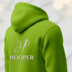 Top Trend Handmade Streetwear <b>Hoodies</b> Sustainable Green Men's Winter Pullover Street Wear <b>Hoodies</b> Custom Design Lined Breathable - Product Image 5