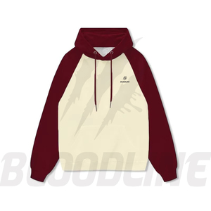 Sudadera con Capucha Unisex Bloodline, Manga Raglán, Corte Regular, Casual, Amarillo y Rosa, Bolsillo Frontal, Tejido Transpirable, Invierno - Product Image 4