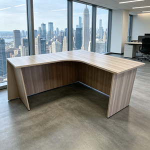 โต๊ะประชุมรูปตัวแอล รุ่น V-EXL 1515/1815 ยี่ห้อ AY Office System ผลิตจากไม้อัดเอ็มดีเอฟ ดีไซน์ทันสมัย แข็งแรงทนทาน เหมาะสำหรับใช้งานเชิงพาณิชย์ เฟอร์นิเจอร์สำนักงาน - Product Image 1
