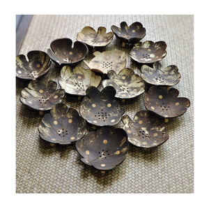 Eco Style Coconut Shell Soap Dish Handmade Bathroom <b>Accessory</b> for Spa Resort Counter Decoration - Product Image 1
