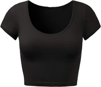 Crop top pour femme tendance, entièrement personnalisable, léger, facile à porter, respirant, confortable, avec un matériau durable