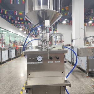 Machine de remplissage verticale semi-automatique pour crème, shampoing, cosmétiques - Product Image 2