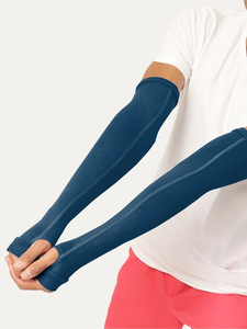 Ensemble de manchons de protection solaire d'été pour hommes, protection UV extérieure, en soie glacée, fins, pour le cyclisme - Product Image 2