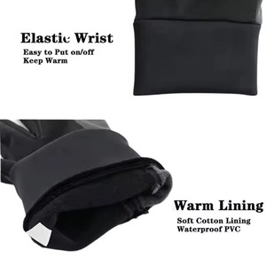 Guantes de Carreras Unisex Genuinos para Adultos, Transpirables, para Motocross, Ciclismo, Protección de Manos para Motociclistas, Protección Completa para los Dedos, Impermeables - Product Image 2