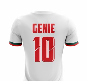 Camisetas de Fútbol Personalizadas para Hombre - Camisetas de Fútbol de Secado Rápido 100% Poliéster con Impresión Sublimada y Posiciones para Logotipo Personalizado - Product Image 6