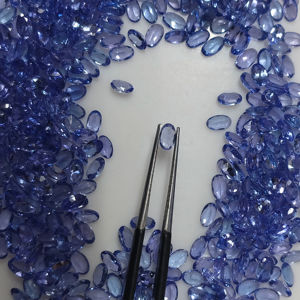 Tanzanita Azul Natural, Corte Ovalado de 5x3MM, Gema Suelta de la Mejor Calidad para Joyería, Red Mountain Gems R1TZOCT53 - Product Image 6