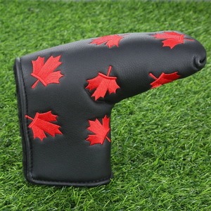 Funda para Cabeza de Putter SOSH4 Blade - Cuero PU con Patrón de Hojas, Cierre Magnético, Colores Sólidos Duraderos, Personalizable para Palos de Golf - Product Image 3