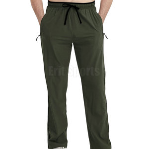 <b>Men</b> Casual Flare Trouser Mid Waist Elastic Breathable Eco-Friendly Fabric Soft <b>Stretch</b> Modern Style OEM Service Everyday Use - Product Image 4