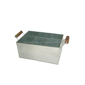 100% jardinières de créateur de luxe en métal pur ensemble de 2 pièces pour la maison jardin et Restaurant jardin accessoires de plantes florales - Product Image 4