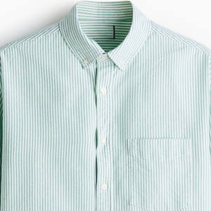 Camisa Oxford de Corte Regular para Hombre, Manga Larga, con Botones, de Algodón, Informal, Elegante, para Oficina, Negocios, Clásica y Estilosa - Product Image 6