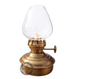 Antique Brass <b>Lantern</b> Glass Oil <b>Lamp</b> (5 Inch) Brass Glass <b>Table</b> <b>Lantern</b> Moroccan <b>Table</b> <b>Lamp</b> Brass Light Best Selling Product of - Product Image 1
