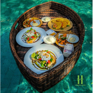 NOUVEAU DESIGN Plateau flottant de luxe en rotin fait main pour piscine, petit-déjeuner, fête et décoration de complexe hôtelier - Product Image 5