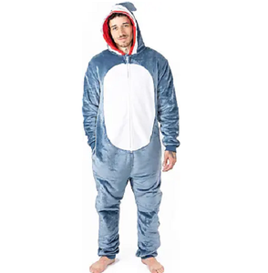Customized Logo <b>Men's</b> Sleepwear Onesie Luxury Adults Hooded <b>Pajama</b> Breathable Fleece Plus Size Sleepwear Floral Onesie - Product Image 2