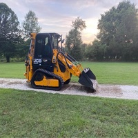 Chargeuse-pelleteuse JCB 1CXT, chargeuse tracteur haute puissance, moteur diesel Cummins Euro 5 CE EPA, chargeuse compacte à direction par déplacement, couple de charge élevé