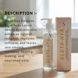 Crème Corporelle Éclat Parfait Gluta-Hya au Glutathion et Acide Hyaluronique, Hydratante, Éclaircissante, Légère et Absorption Rapide 100ml - Product Image 5