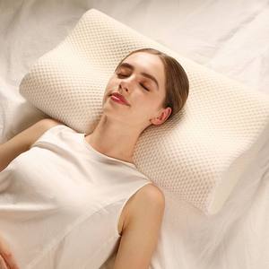 2025 Hot sale super export quality orthopedic <b>contour</b> wave design neck pain relief <b>memory</b> <b>foam</b> <b>pillow</b> bed couple black <b>pillow</b> - Product Image 2