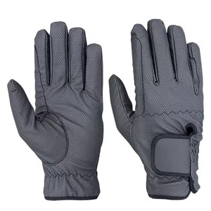 Professional Outdoor Made Genuine Leather Horse Riding <b>Gloves</b> <b>Touch</b> <b>Screen</b> Full Finger Riding <b>Gloves</b> For Men - Product Image 1