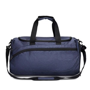 Custom Logo Polyester Zipper Closure Sports Gym <b>Bag</b> Fitness Training Yoga Handbag Unisex Sport Travel Shoe Compartment - Product Image 6