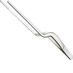 Pince à épiler en acier inoxydable à long manche pour usage industriel ou hôtelier, design incurvé, logo gratuit, commande minimum - Product Image 3