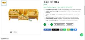 Steel <b>Bench</b> Top <b>Tools</b> Organizer Rack for Jewelry <b>Tools</b> Jewellery <b>Tools</b> Jewelry Making <b>Tools</b> Goldsmith <b>Tools</b> Item No GS-117G - Product Image 3