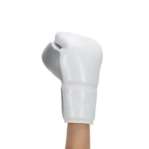 Gants de boxe personnalisés professionnels en cuir PU, de haute qualité, respirants, à séchage rapide, avec fermeture auto-agrippante, abordables - Product Image 4