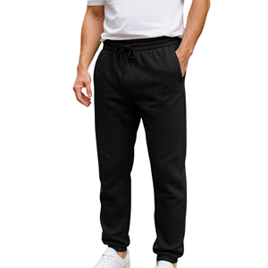 Wholesale <b>Men</b> Fleece Casual <b>Trousers</b> Custom Logo Soft Cotton Blend Jogger Pants OEM ODM <b>Winter</b> Streetwear Clothing Manufacturer - Product Image 1