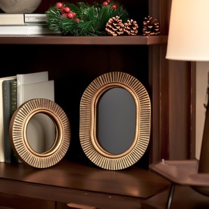 Espejo de Pared de Madera Profesional con Logotipo Personalizado, Espejo de Pared de Madera para Regalos Corporativos y Eventos, Espejo Colgante al por Mayor - Product Image 2