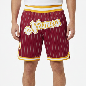 Shorts de basketball confortables pour hommes adultes, 100 % polyester, séchage rapide, respirants, haute qualité, couleurs et logo personnalisables pour la vente en ligne - Product Image 6