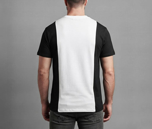 เสื้อยืดผู้ชายคอโอ แขนสั้น ทรงโอเวอร์ไซส์ ผ้าคอตตอนเจอร์ซีย์ถัก แต่งสีตัดกัน พร้อมโลโก้ด้านหน้า สไตล์ลำลอง แฟชั่นแนวสตรีท - Product Image 6